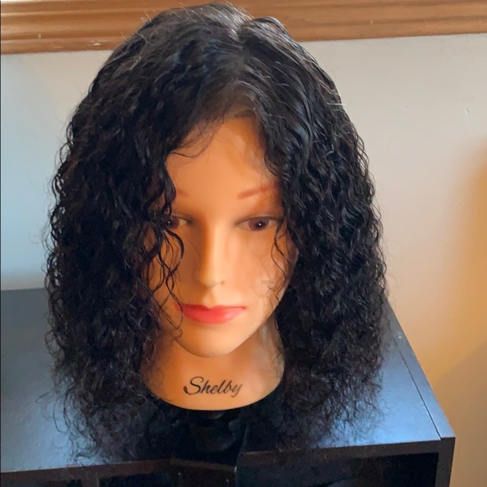 🎈SOLD 10 Inch Deep Curly Full Lace Wig